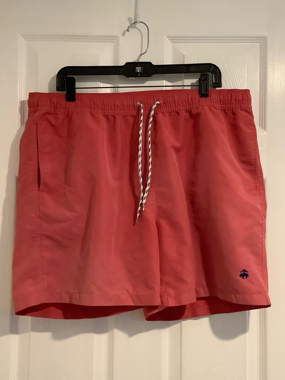 Men's Coral Swim Trunks with Drawstring